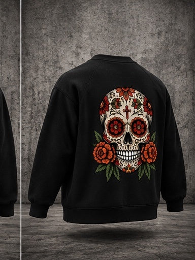 Sugar Skull Crewneck back