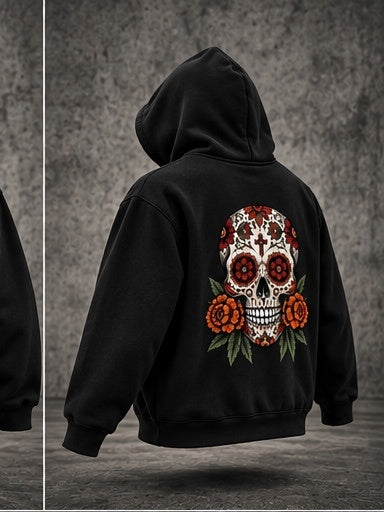 Sugar Skull Hoodie back